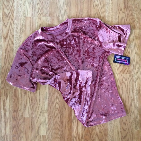 Pink Velvet Top - Picture 2 of 4